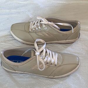 Keds Ortholite Women’s K15-61419 Leather Gray Lace-Up Sneakers Size 9.5 US